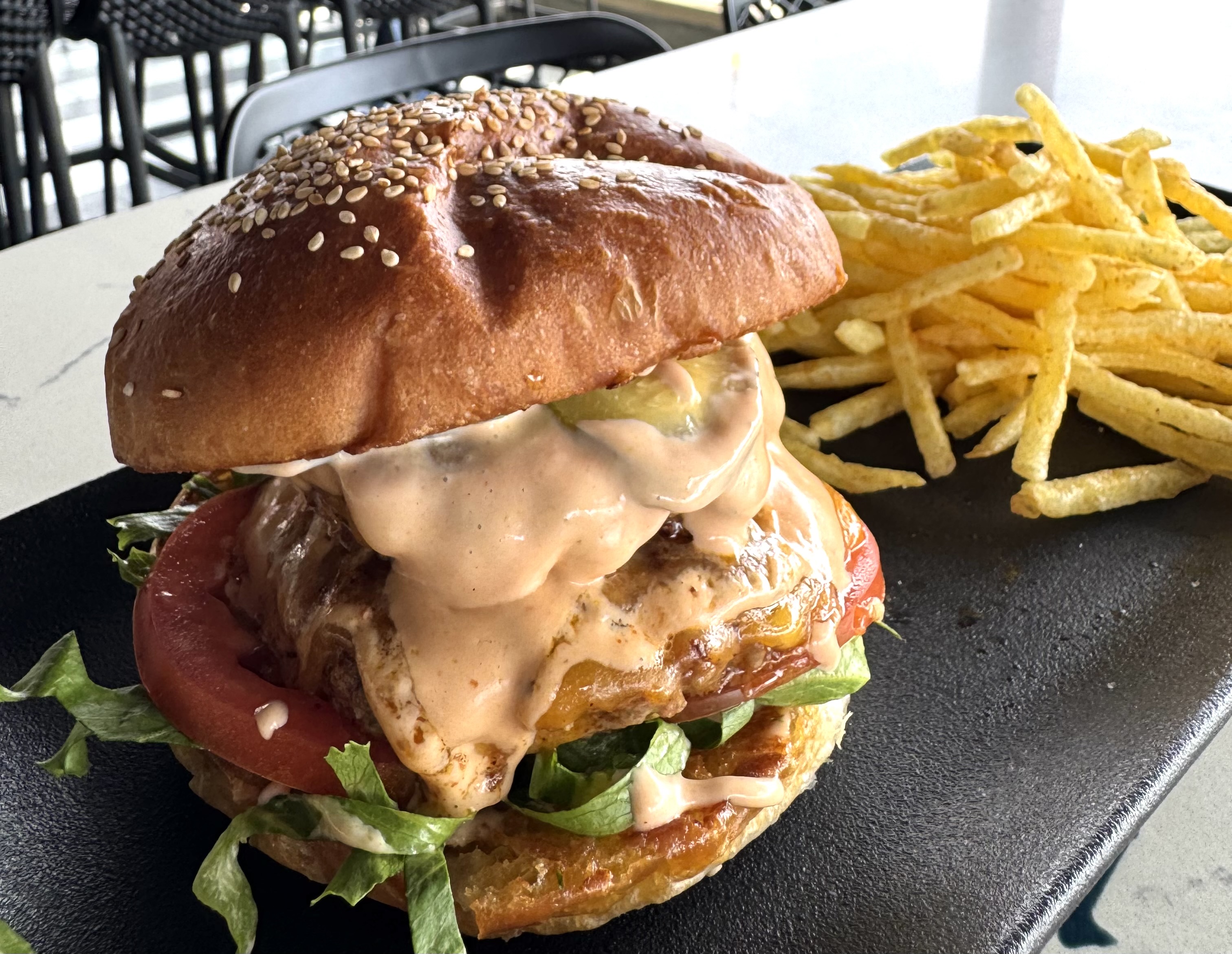 Gourmet burger small plate