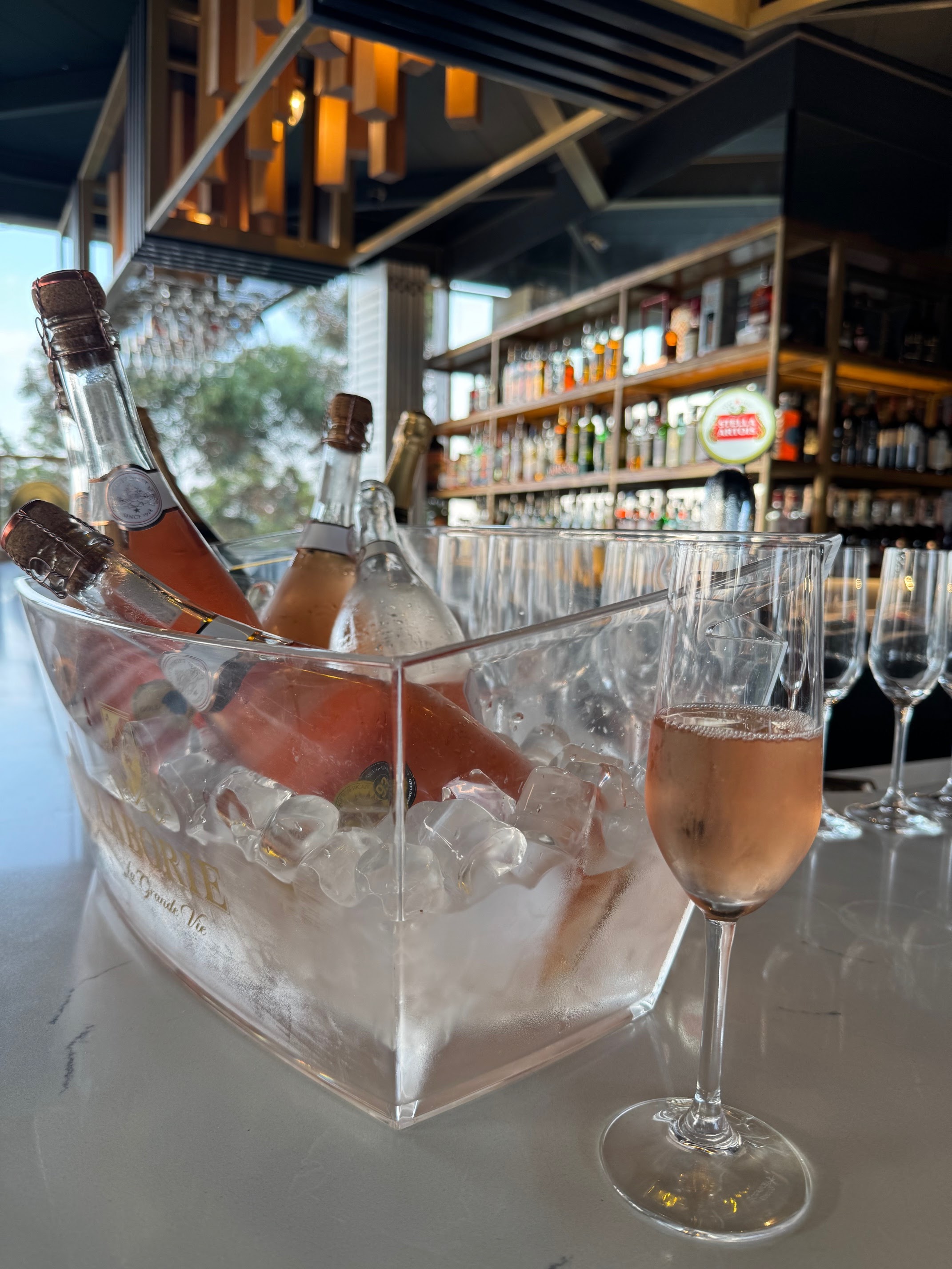 Champagne and celebration at The View