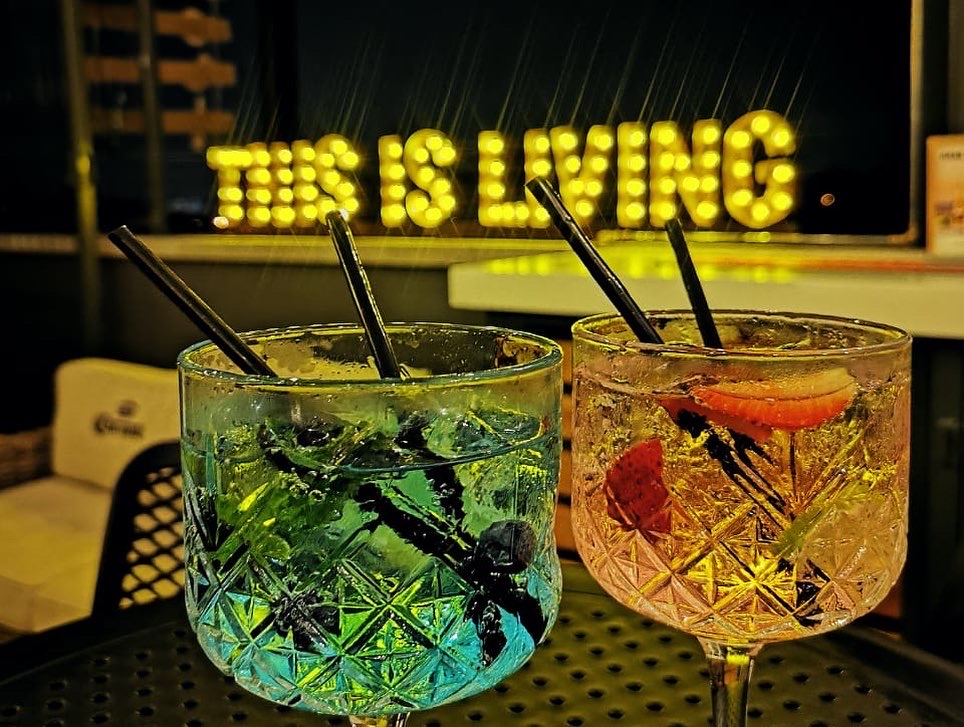 Gin spirits selection