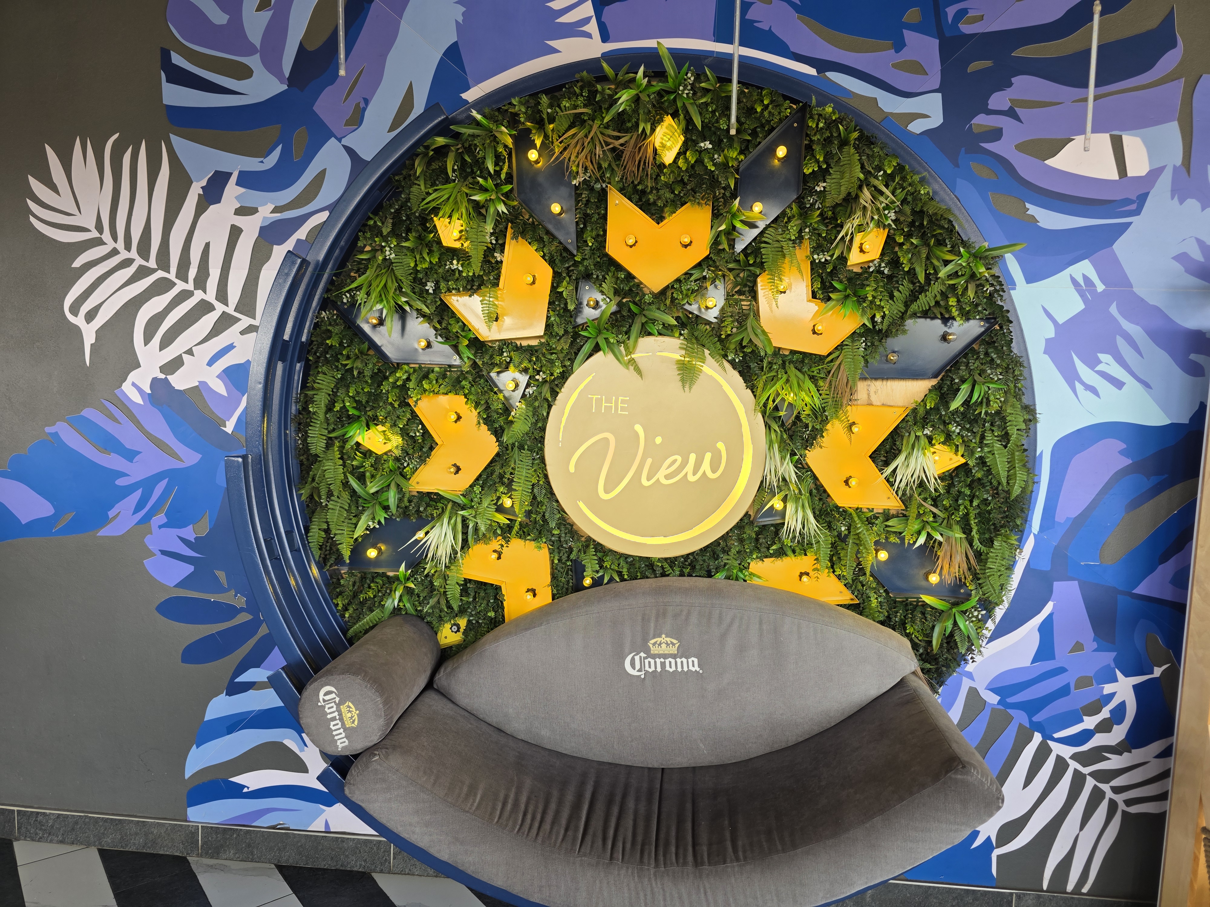 The View Rooftop Bar interior ambiance